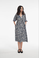 Vestido Otawa Sarga Ligera Estampada